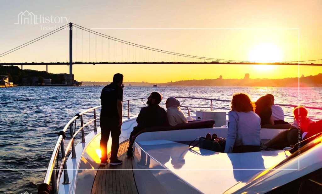 Guided Bosphorus Sunset Cruise on Luxurious Yacht